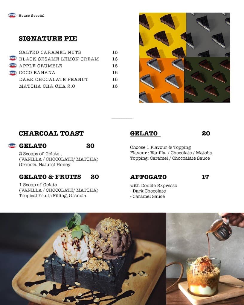 Bev C'afe Menu