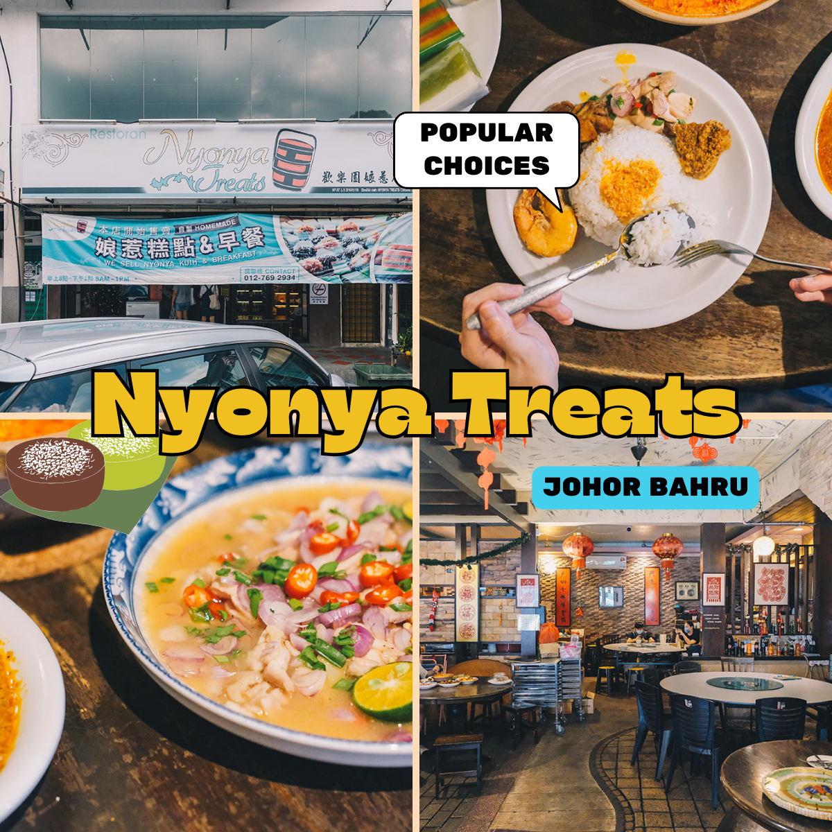 「 Nyonya Treats 」: A Culinary Gem in Johor Bahru!