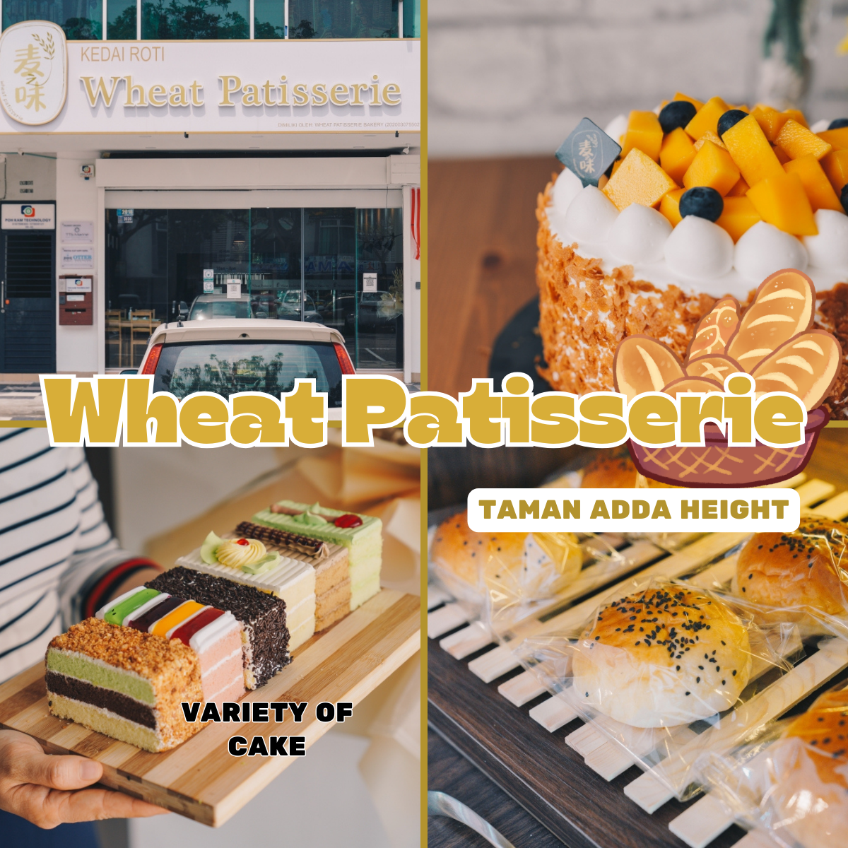 「 Wheat Patisserie 」: A Sweet Symphony in Every Bite!