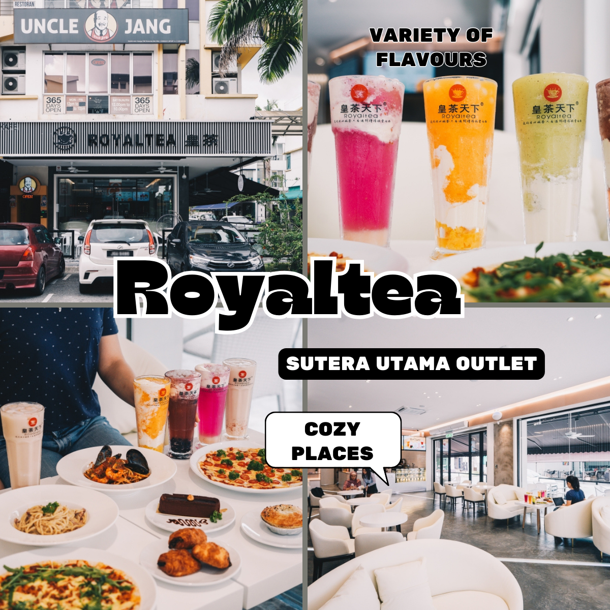 「 Royaltea – Sutera Utama Outlet 」: Where Every Sip is a Royal Treat