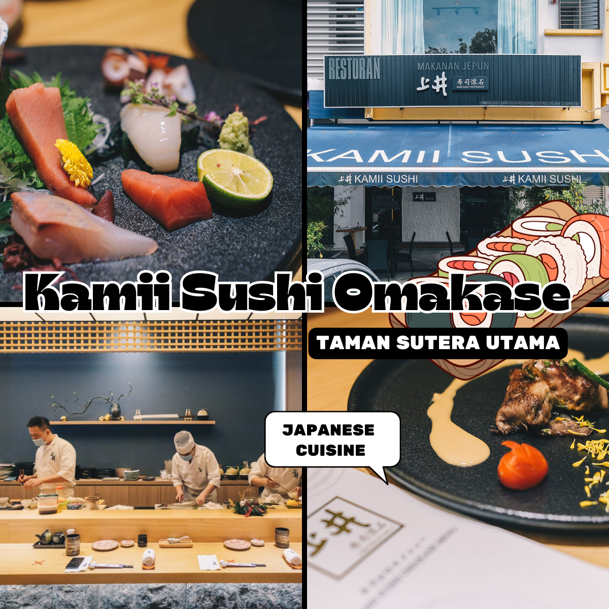 「 Kamii Sushi Omakase 」: A Culinary Haiku in Johor Bahru
