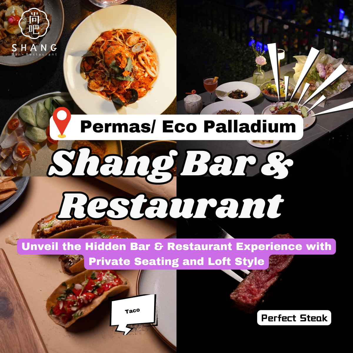 Permas Jaya Loft Style and Eco Palladium Hidden Restaurant Bar: Perfect for Chill Gatherings and Tasty Western Dishes